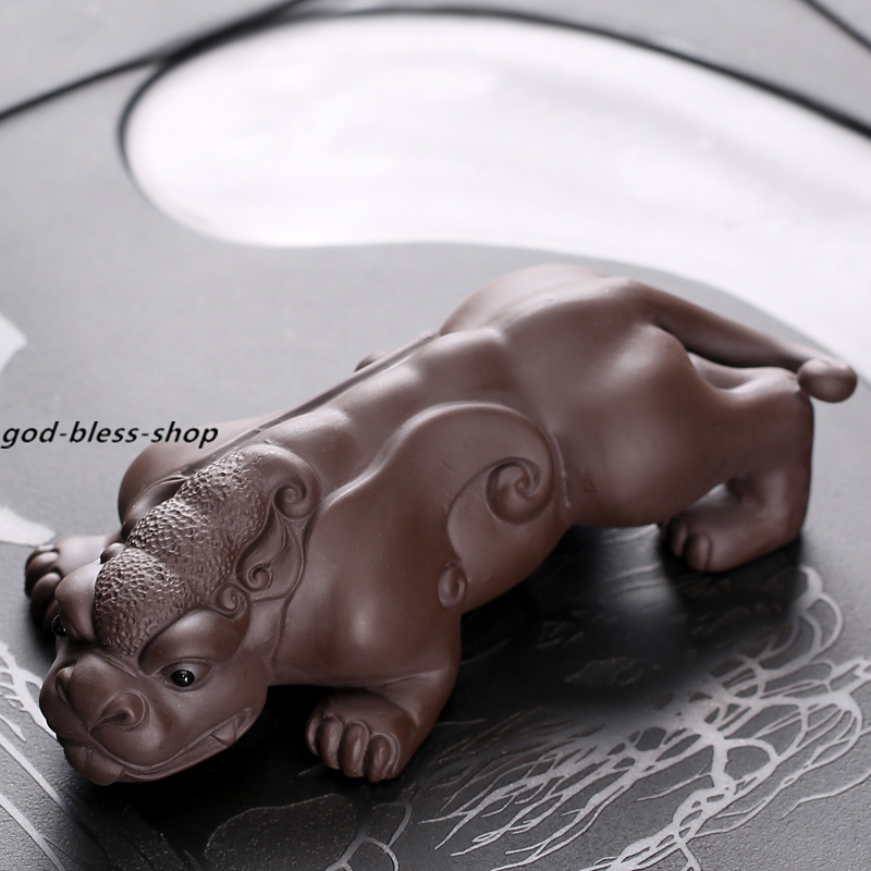 China Zisha Tea Pet Purple Clay Tea Play Wealth Bring Home Creative Brave Troops