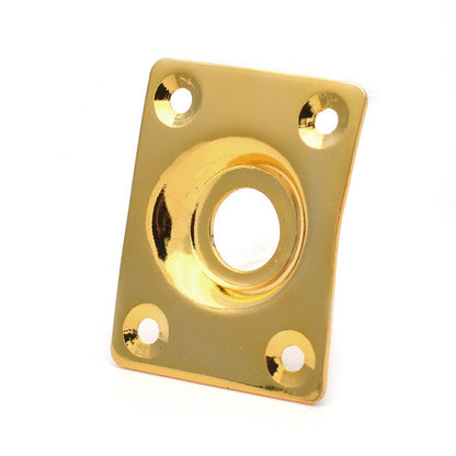 Guitar Output Metal Jack Plate Square With Screws For Electric Bass Guitar s