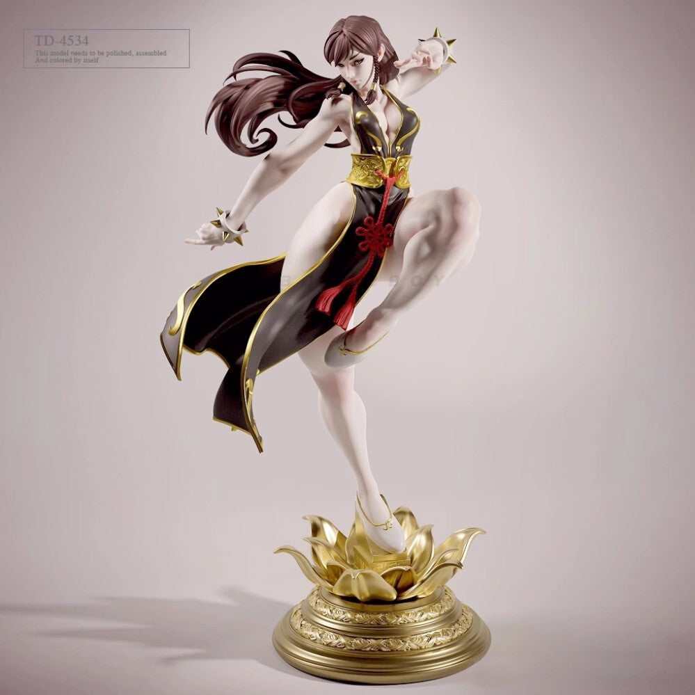 1/24 resin figure model kit Sexy hemline Chunli Unassembled Unpainted