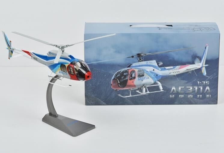 1:35 37CM AVIC CHINA AC311A Civil Helicopter Aircraft Diecast Airplane Model
