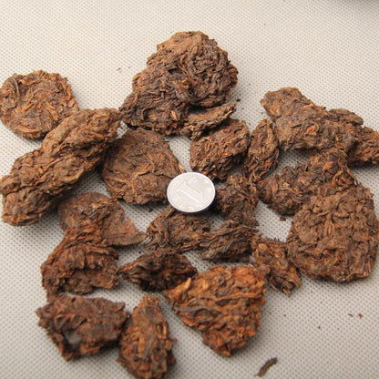 Pu'er Old Tea Head Natural Tuo Super-grade Jinya Menghai Head Cooked 250g
