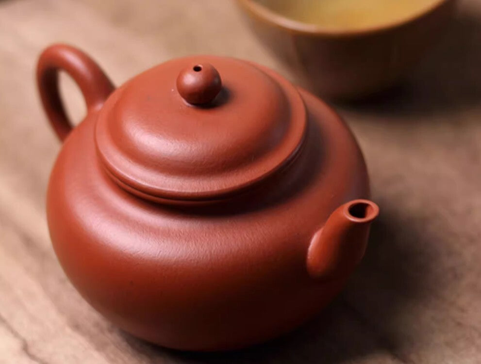 200cc chinese Yixing Handmade Zisha teapot Zhu Clay FangQing Hu Gongfu Tea Pot