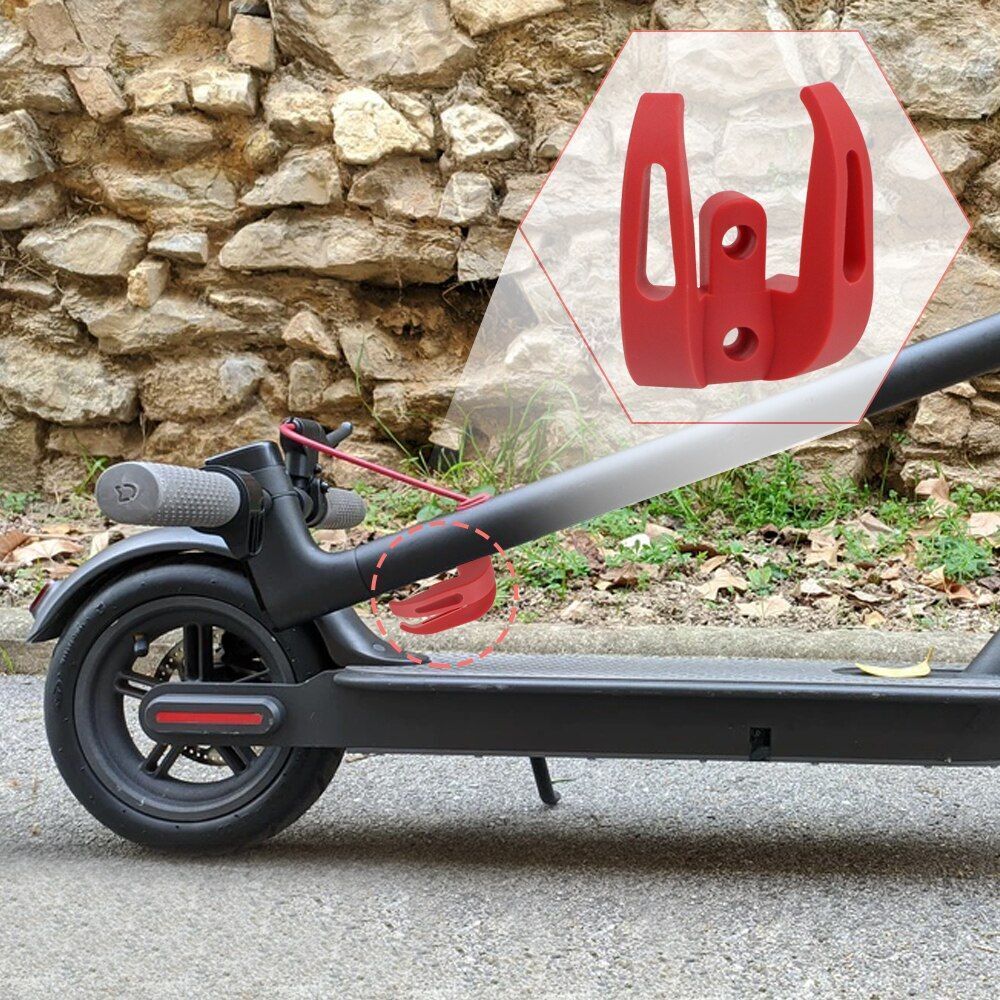 Electric Scooter Front Hanger Accessories Dual Claw Hook Bags Grip Holder Rack