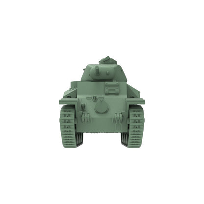 SS200812 1/200 Military Model Kit France Medium Tank APX 4 Turret & 47mm Gun