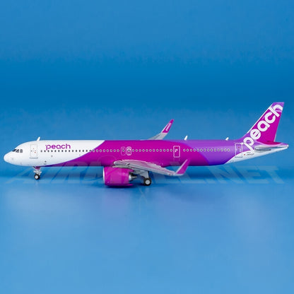 1:400 JC Wings Peach Aviation Airbus A321neo Airplane Diecast Aircraft Model
