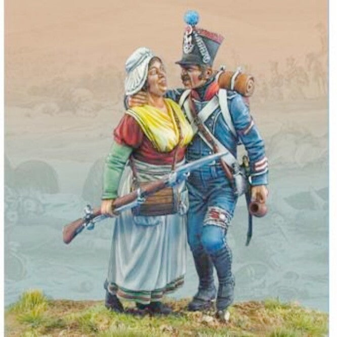 1/32 resin figure model Ancient European officers & women unassembled unpainted