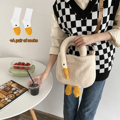 Woman‘s Shoulder Bag Cute Girl Handbag Zipper Portable Bags