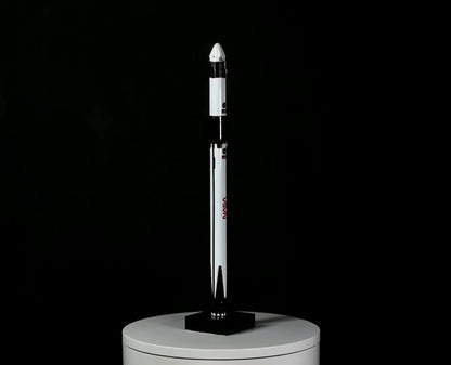 1:233 Space X Falcon 9 Crew Dragon Spacecraft Rocket Model Toy