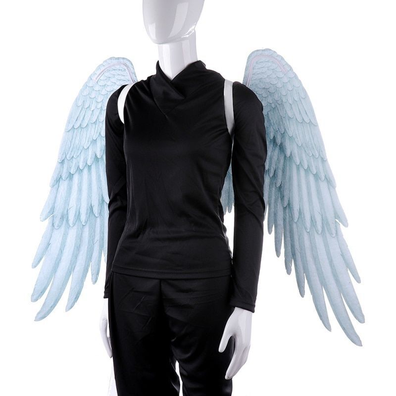 Halloween Big Wings Angel Devil Cosplay Accessories Large Black 68*54CM Costume