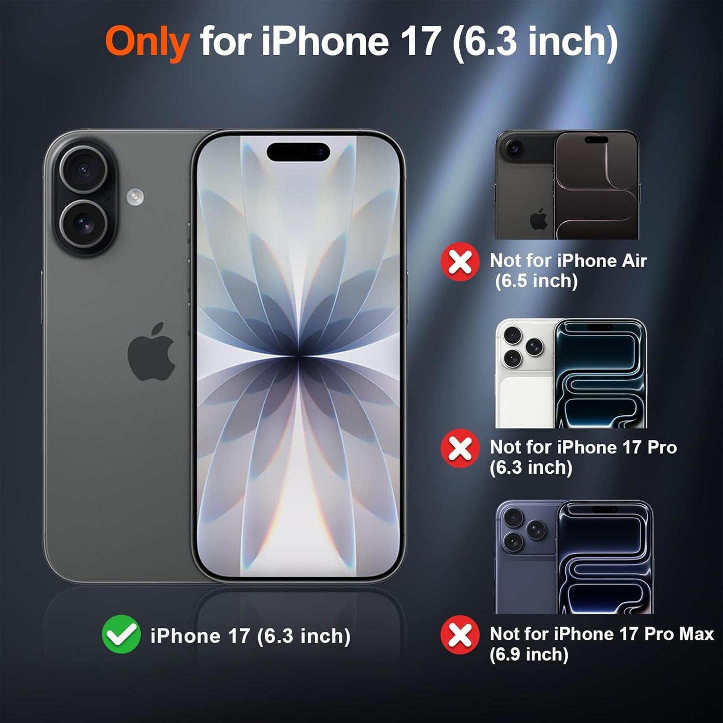 Magnetic for Iphone 17 Case (Compatible with Magsafe)(Military Grade Drop Protec