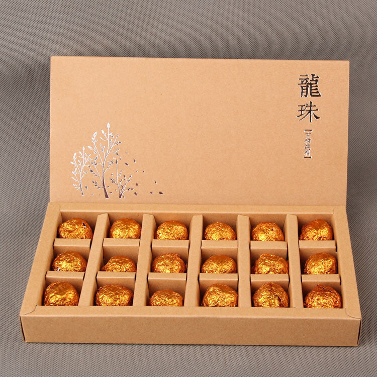Handmade Dragon Ball Longzhu Pu'er Ripe Tea Tuo Tea Ancient Tree Spring Tea