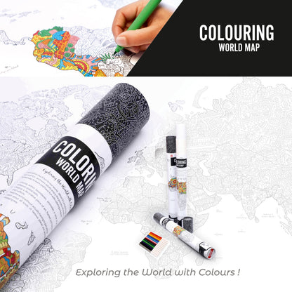 Coloring Poster- World Map