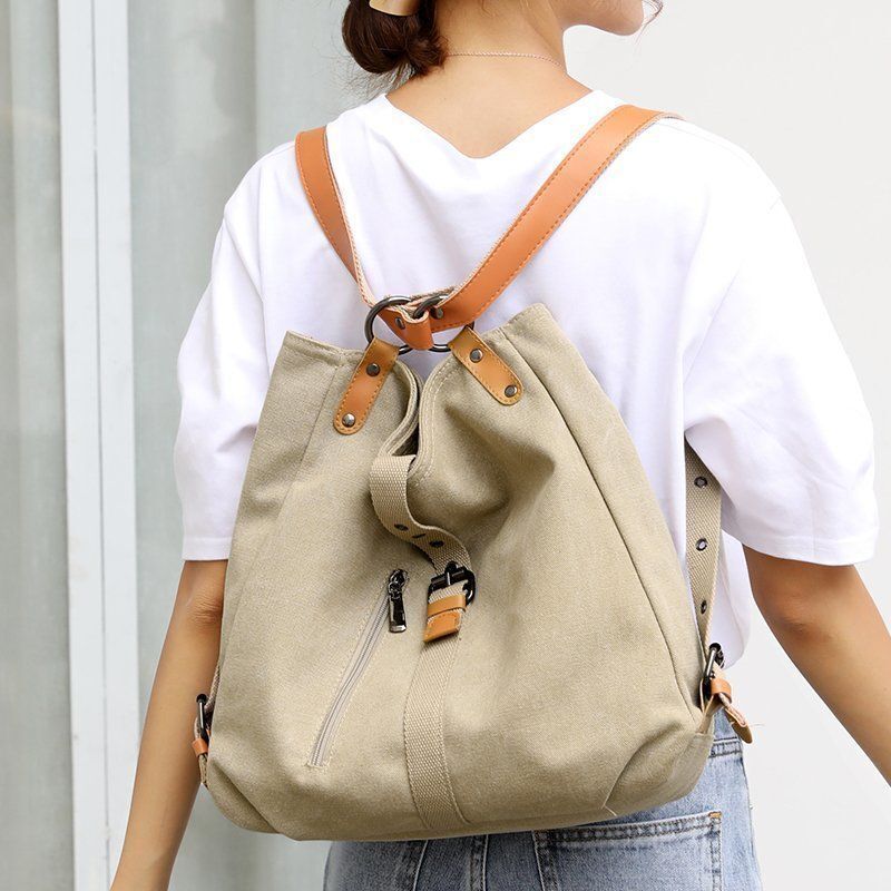 Canvas Shoulder Purse Crossbody Bag Travelling Handbags Polyester Blue/Red/Black
