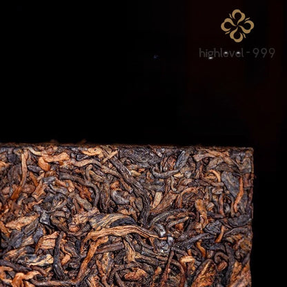 200g Ripe Pu'er Yunnan 2010 Bingdao Aged Raw Compressed Tea Brick