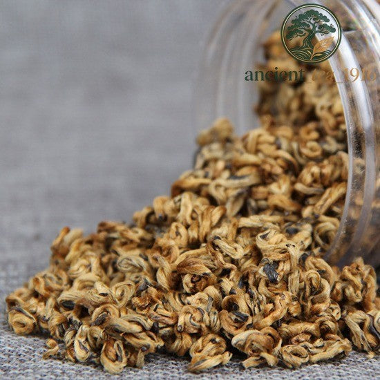 65g 2026 Fengqing Dianhong Tea Golden Snail Single Bud Tea Small Jar Black Tea