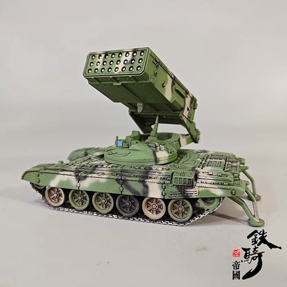 1/72 Scale TOS_1 Self-propelled Rocket Launcher Spitfire Tank Model Ornament