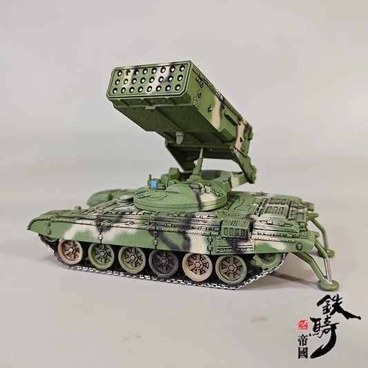 1/72 Scale TOS_1 Self-propelled Rocket Launcher Spitfire Tank Model Ornament