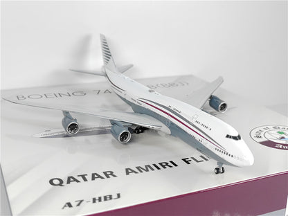 1:400 Phoenix OATAR AMIRIFLIGHT B747-8 BBJ Airplane Diecast Aircraft Plane Model