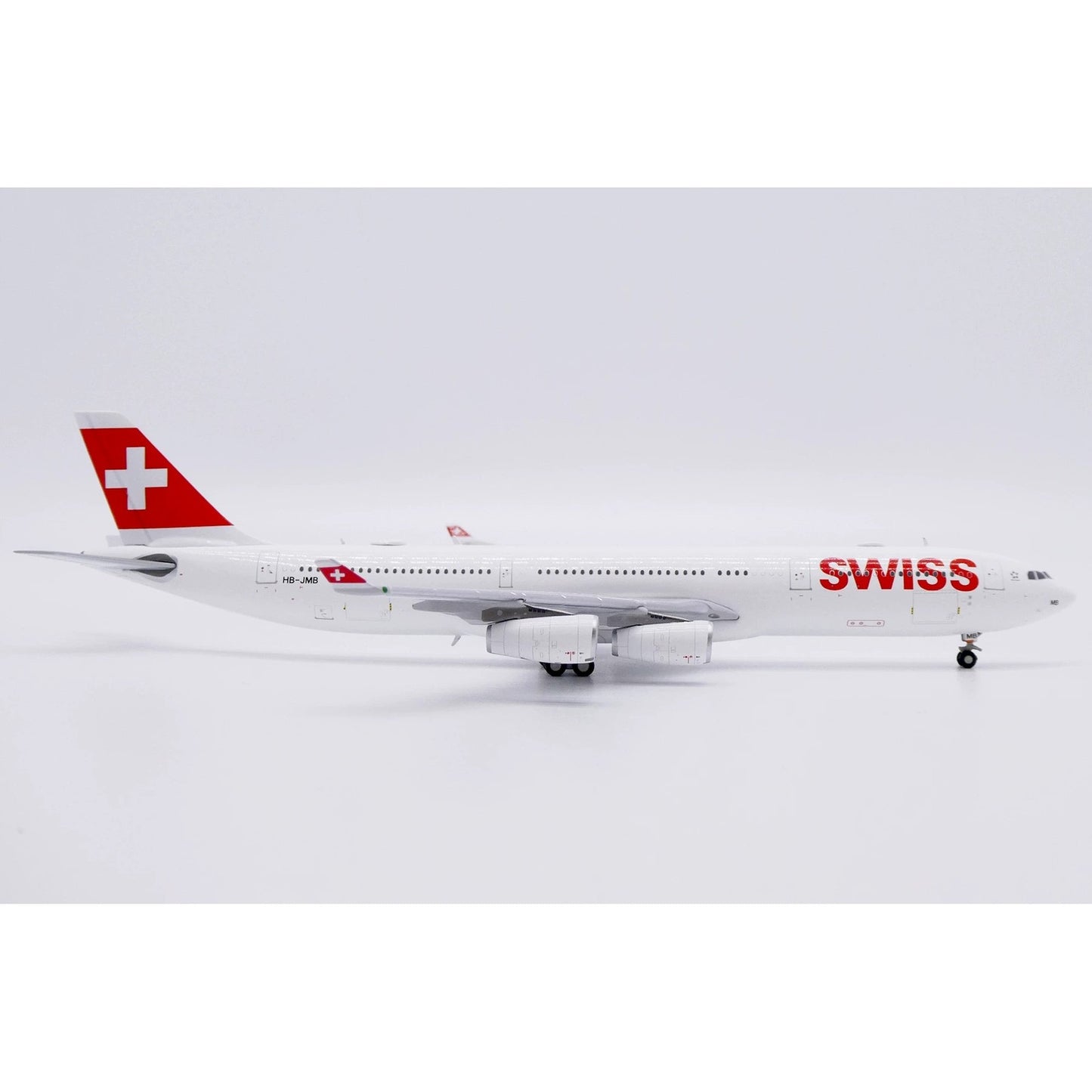 1:400 JC Wings Swiss Airbus A340-300 Passenger Plane Diecast Aircraft Model