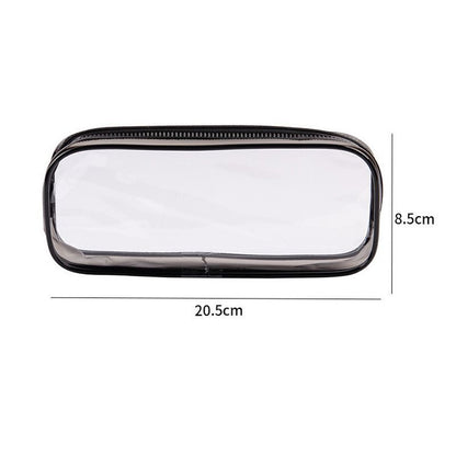 Transparent Cosmetic Bag Makeup Brushes Organizer Travel Waterproof Storage Case