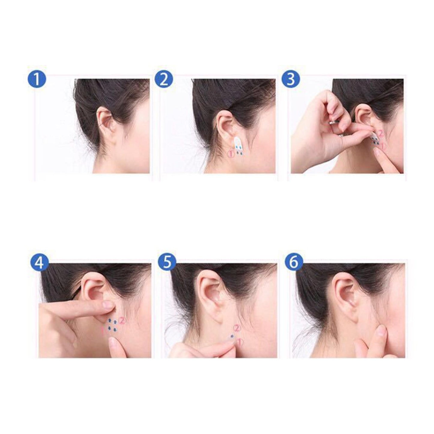 Breathable 40PCS Fast V-Shape Face Lifting Tape Stickers Make-Up Face Lift Tool,