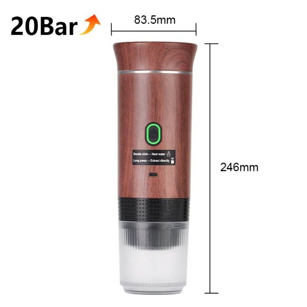 Portable Espresso Machine - 3-in-1 Travel Coffee Maker