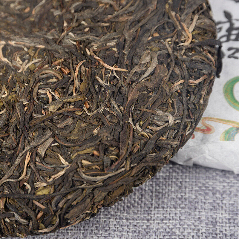357g/cake Mint Pond Fresh Tea Cake Yiwu Mint Pond Spring Yunnan Fresh Cake Tea