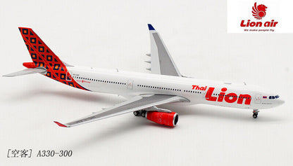 1:400 JC WINGS Thai Lion Air AIRBUS A330-300 Passenger Airplane Diecast Model
