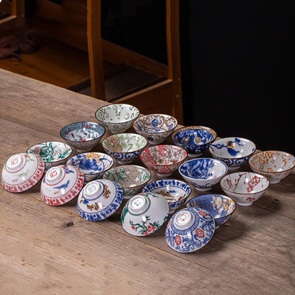 70ml 1Pc Chinese Blue and White Porcelain Teacup Ceramic Tea Bowl Master