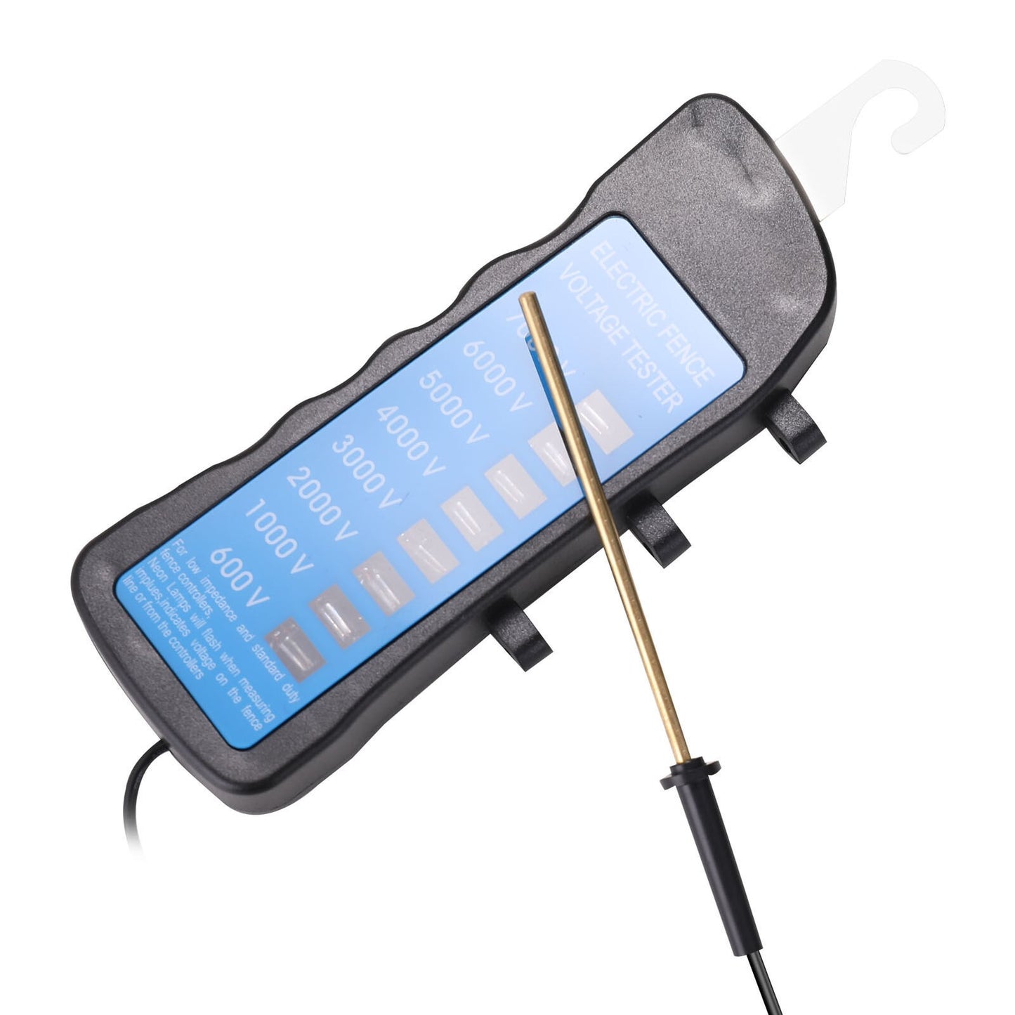 600V-7KV Garden Electric Fence Tester With 8 Indicator Light Voltmeter Device