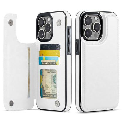 Wallet Card Holder Case for iPhone 16e 15 14 13 12 11 Pro Max XS Leather Cover