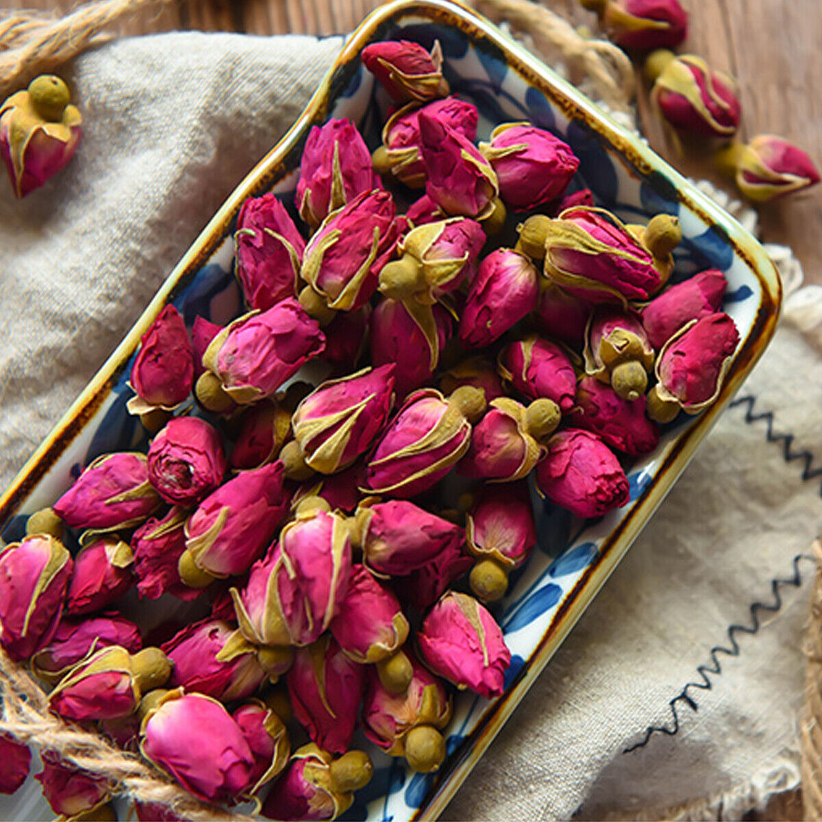 Dried Rosebud Without Sulfur Chinese Tea China Healthy Food Flower Bulk Rose Tea