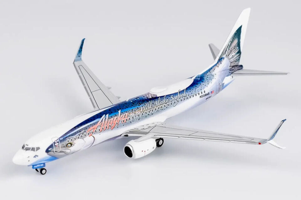 1:400 NG Model Alaska BOEING 737-800 Passenger Airplane Diecast Aircraft Model
