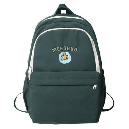 Lady Student Bag Cool Female College Book Backpack Women Nylon School Bag