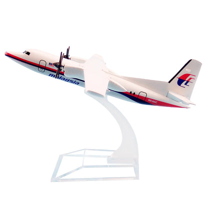 1:400 16cm Aircraft Malaysia Fokker FK-50 Alloy Plane Model Airplane Ornaments