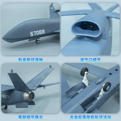 1:48 30CM AF1 CHINA WZ-7 Unmanned Reconnaissance Aircraft Fighter Diecast Model