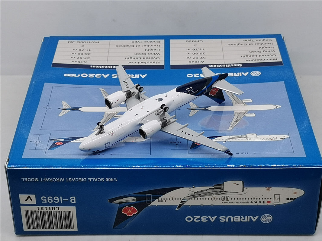 1:400 JC Wings QINGDAO AIRLINES A320 Passenger Airplane Diecast Aircraft Model