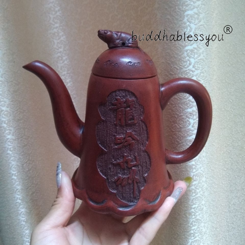 Yixing Purple Sand Tea Pot Retro Decoration Kung Fu Tea Set Accessories