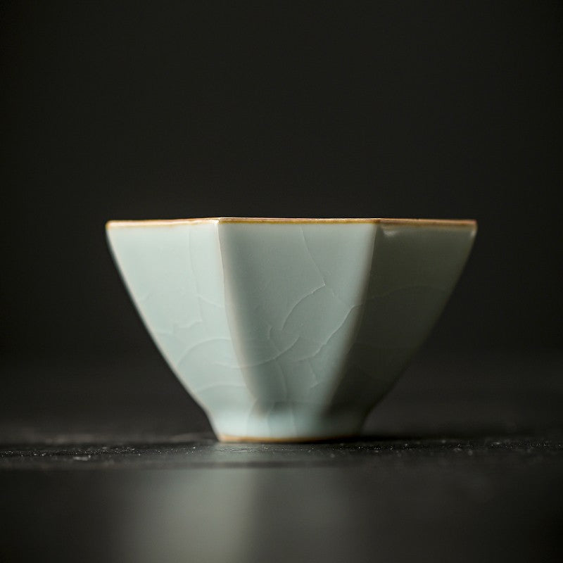 1pc Azure Ru Kiln Master Cup Household Tea Cup Single Cup Tea Tasting Cup