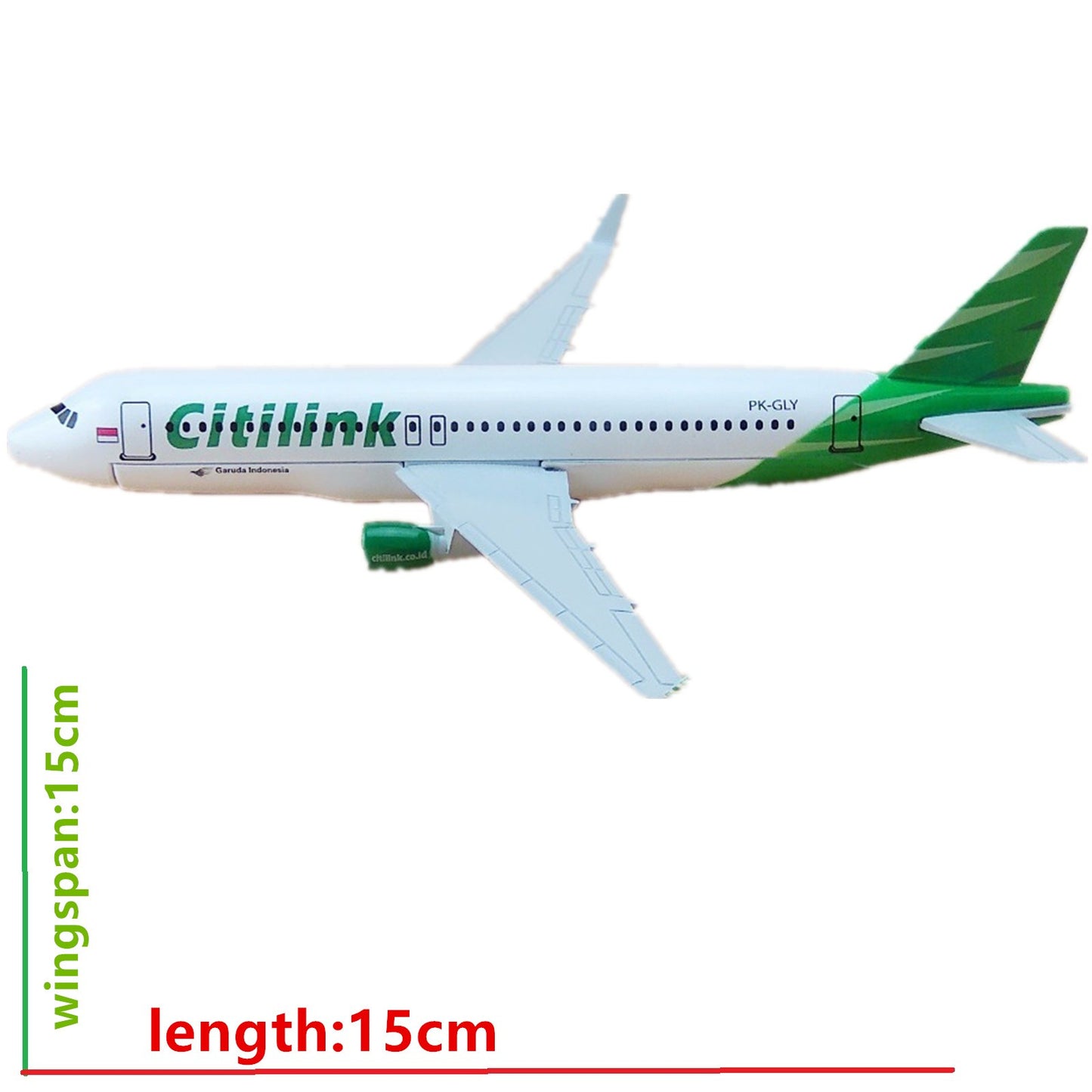 1/400 15cm Aircraft Indonesia Citilink A320 Alloy Plane Model Diecast Airplane e