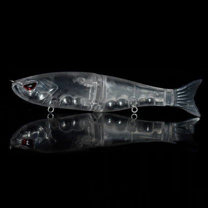 Unpainted Swimbait 18cm 60g Rattle Fishing Lures Hard Sink Wobbler Glide Bait 3D