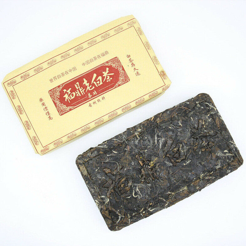 Shou Mei White Tea Brick Premium Fuding Aged White Tea Cake