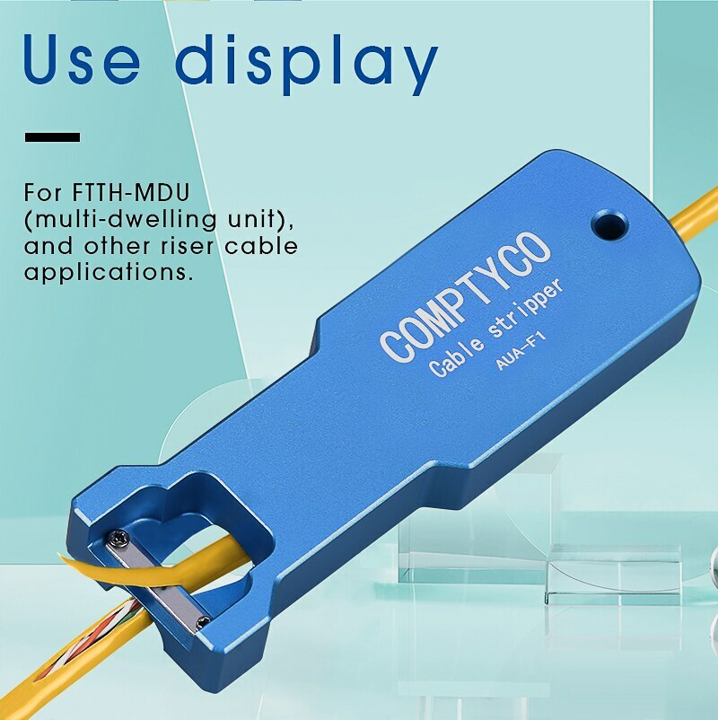 AUA-F1 Optic Fiber Longitudinal Stripper Cable Jacket Slitter 8.5mm 10.4mm 14mm