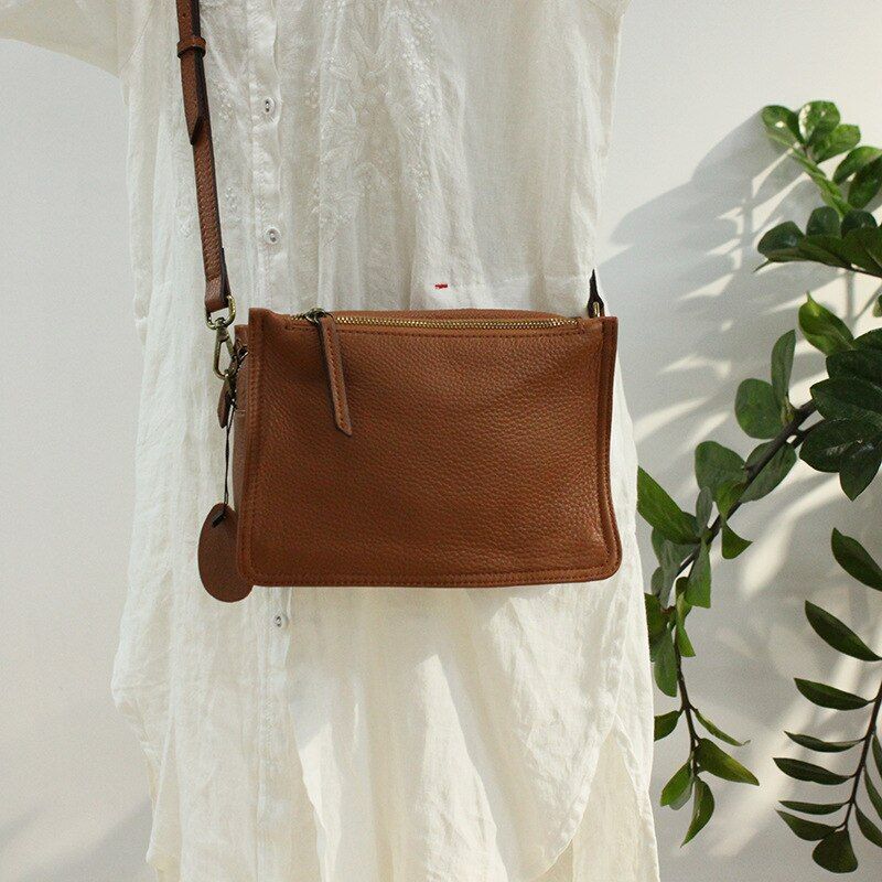 Handbags Small Women Bag Leather Flap Shoulder Bag Casual Zipper Crossbody Bags