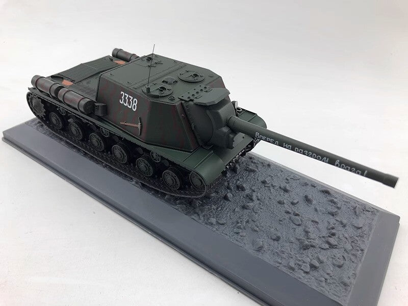 1/43 ISU-122 German 122mm Heavy Self-propelled Assault Gun Alloy Tank Model