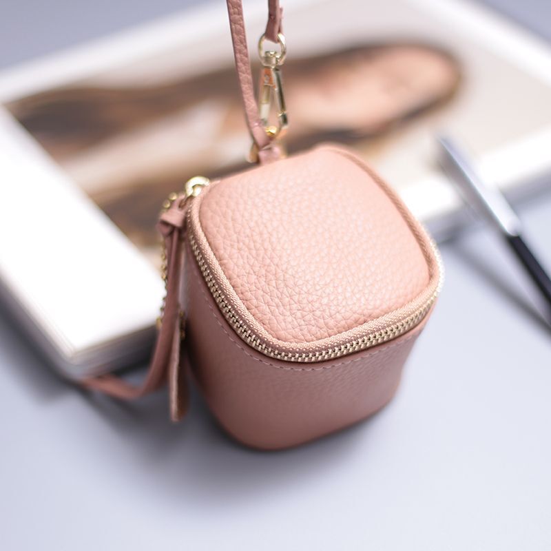 Genuine Leather Cosmetic Bag Cosmetic Case Makeup Clutch Toiletry Cosmetic Pouch
