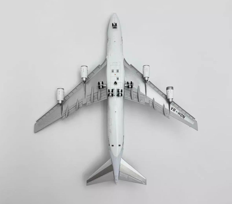1:400 YY Wings CATHAY PACIFIC BOEING 747-300 Flap Down Airplane Diecast Model