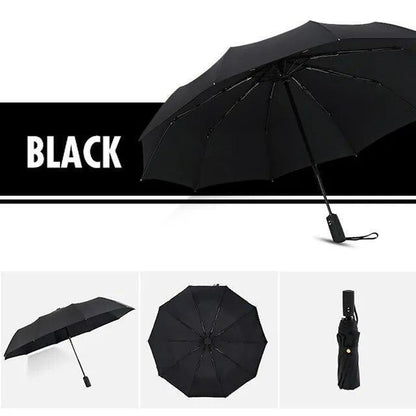 Strong Luxury Business Windproof Double Layer Resistant Umbrella Fully Automatic