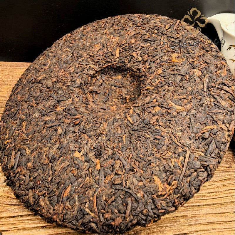 Laobanzhang Bingdao Ripe Pu'er Tea Cake 357g Seven Son Cake Yunnan Storage