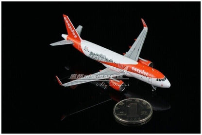 1:400 JC Wings EasyJet AIRBUS A320 Passenger Airplane Diecast Aircraft Model